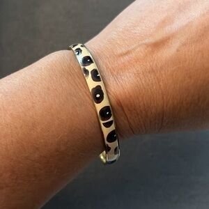 J. Crew Cheetah print bangle bracelet